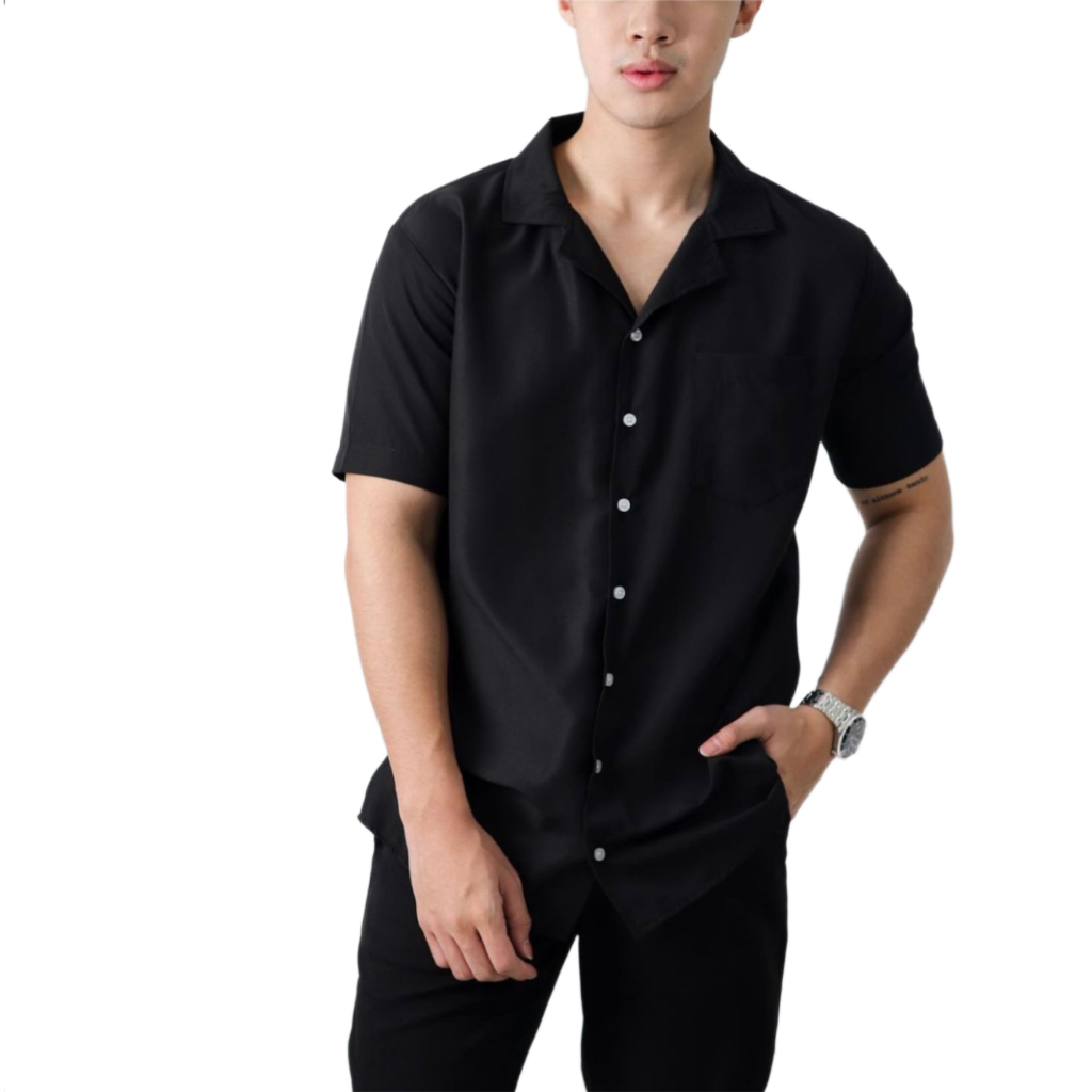 Almero Casual Shirt Merville Black
