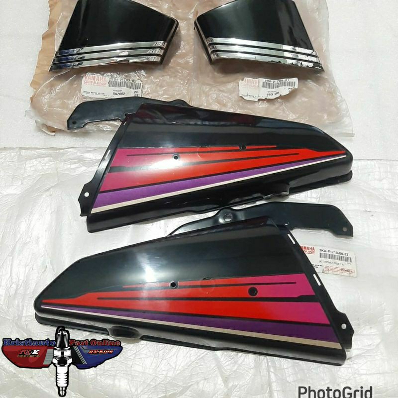 BOX BOK TUTUP AKI ASSY SET PERNEKEL SAMBUNGAN BOK AKI  RX KING RXKING MASTER GARUDA ORIGINAL NOS