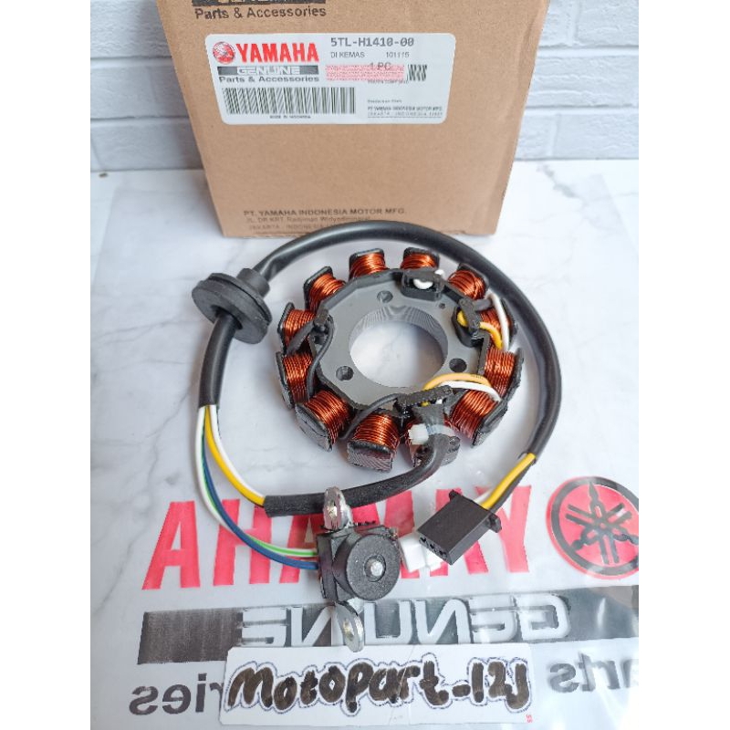 Spul stator Assy (5TL) Spull Yamaha Mio lama karbu Mio sporty Mio smile Mio soul lama Fino karbu Ori
