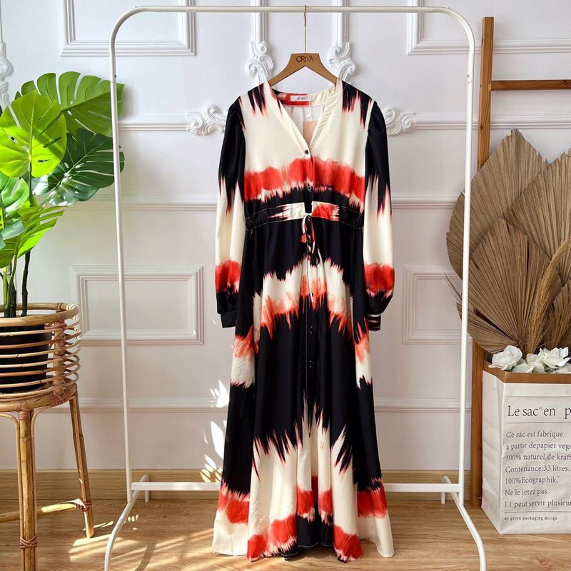 DRESS ZR FIERY IMPORT /DRESS BANGKOK BKK