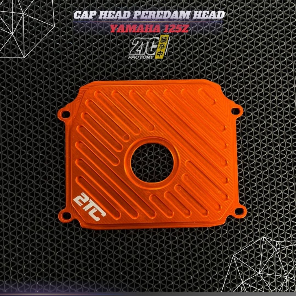 CAP HEAD TUTUP HEAD PLAT PEREDAM YAMAHA 125Z ALUMUNIUM