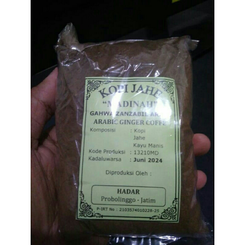 

Kopi jahe Madinah Haddar 120gram