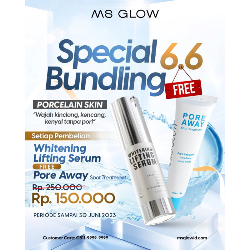 SERUM LIFTHING MSGLOW FREE PORE AWAY