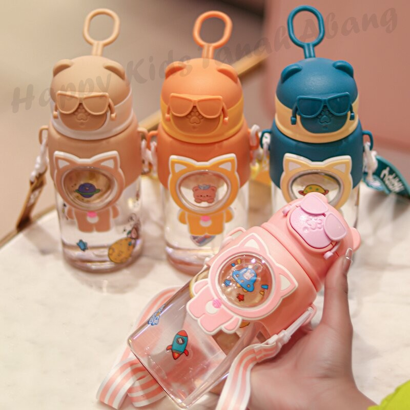 BOTOL MINUM ANAK LUCU KEKINIAN 500ML / TEMPAT MINUM ANAK IMPORT / BOTOL MINUM MURAH BPA FREE