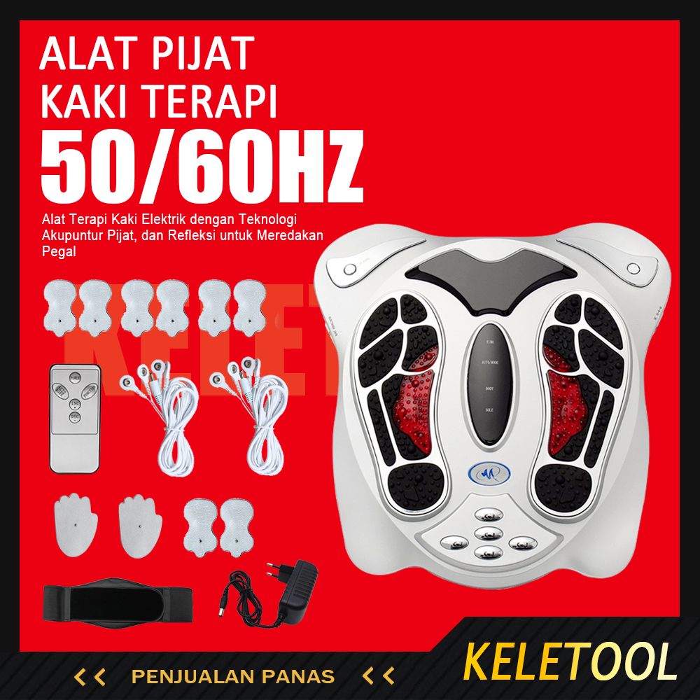 KELETOOL Alat Terapi Kaki Alat Pijat Kaki Akupuntur Electric Pijat Kaki Alat Kesehatan Listrik Infra