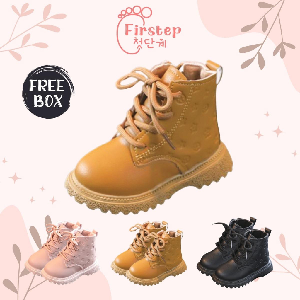 Firstep ❤️ Sepatu Boots Anak Import Sport Fashion Sepatu Anak perempuan 1-7 Tahun FS122