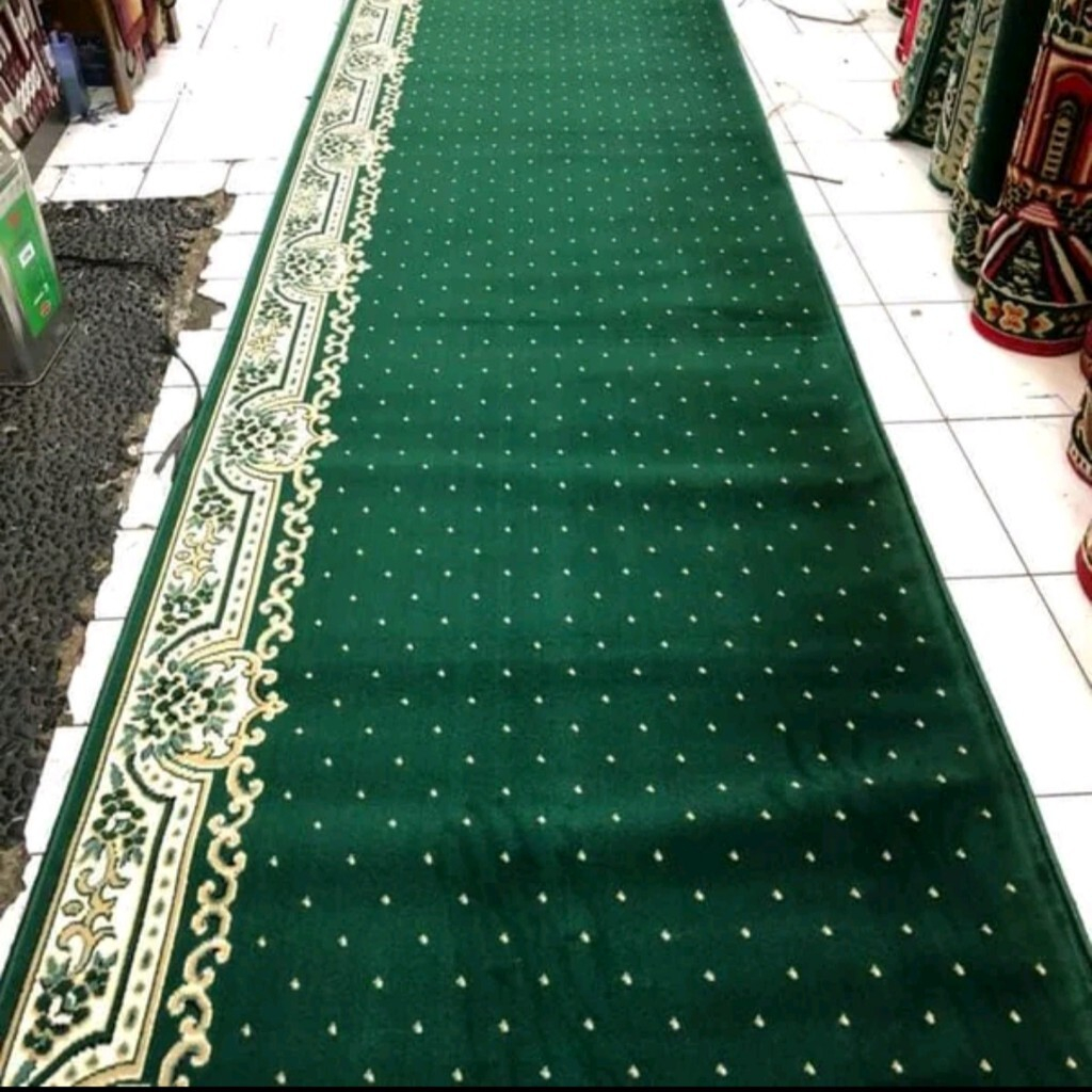 Karpet Masjid / Karpet Mushola / Sajadah Dubai 1 Roll 6 Meter tebal 8 mm