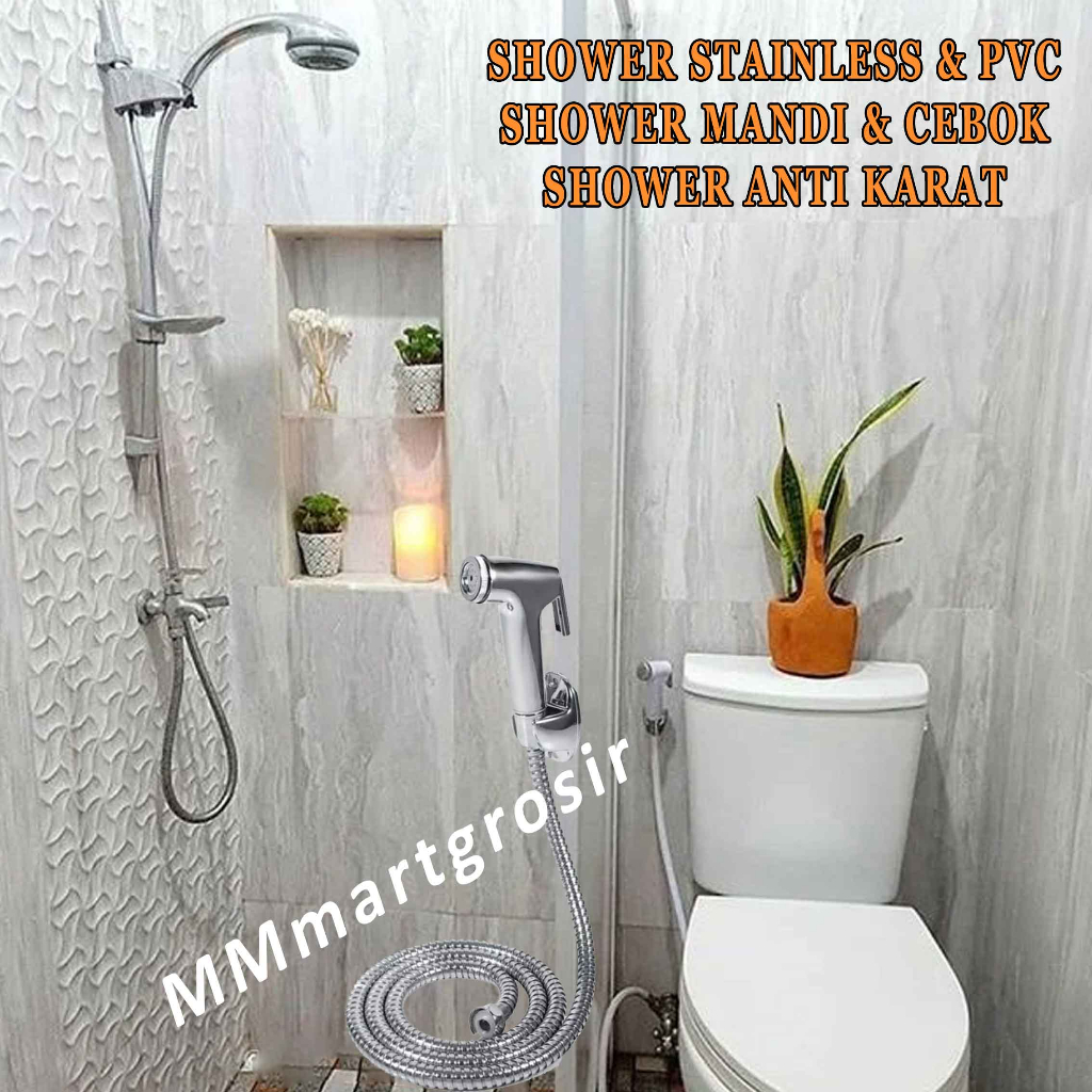 Shower Kamar Mandi / Shower Stainless &amp; PVC / Shower Anti Karat