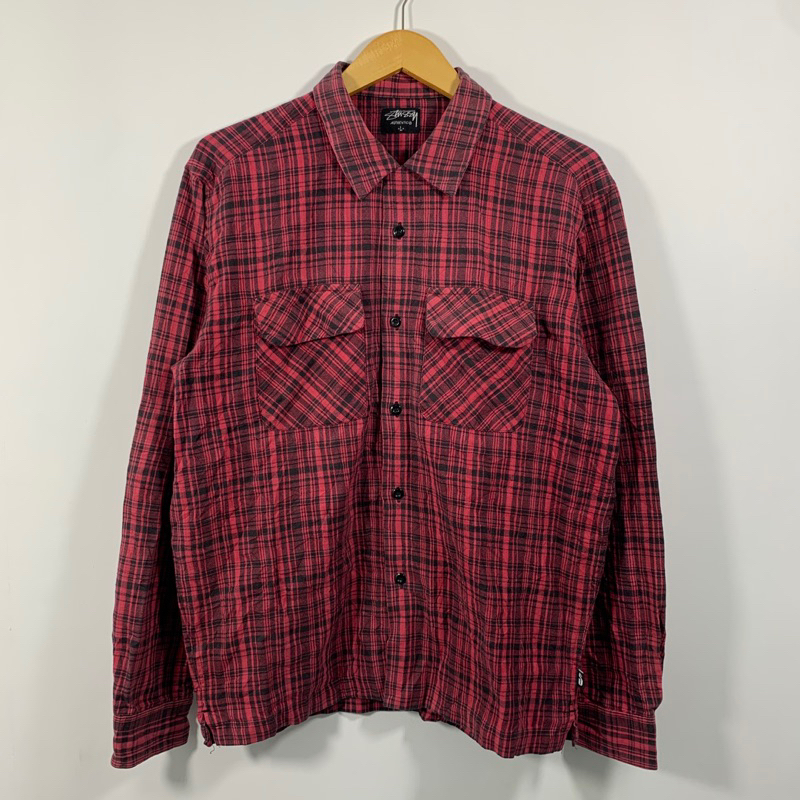 Kemeja flanel stussy