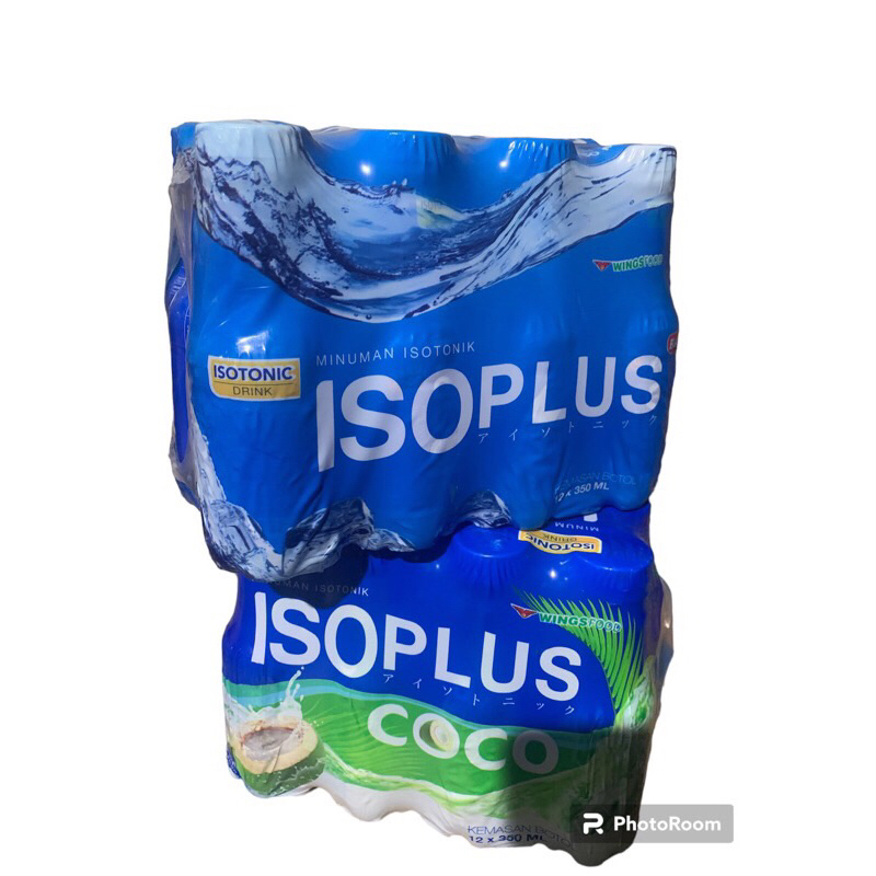 

Isoplus Minuman Isotonik Iso Plus Original & Coco Kelapa 1 Pack isi 12 Botol @350ml