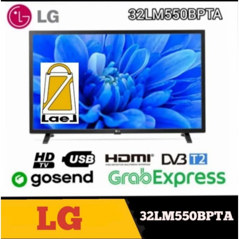LG LED TV 32 INCH DIGITAL 32LM550 DIGITAL TV 32" LG 32LM550BPTB 32LM BERGARANSI RESMI LG
