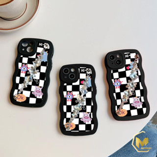 GC34 GC43 CASE CASING SOFTCASE SILIKON WAVY WAVE CARACTER RANTAI DIAMOND GRIP FOR SAMSUNG A33 A34 5G A50 A50S A30S A51 A52 4G 5G MA4865