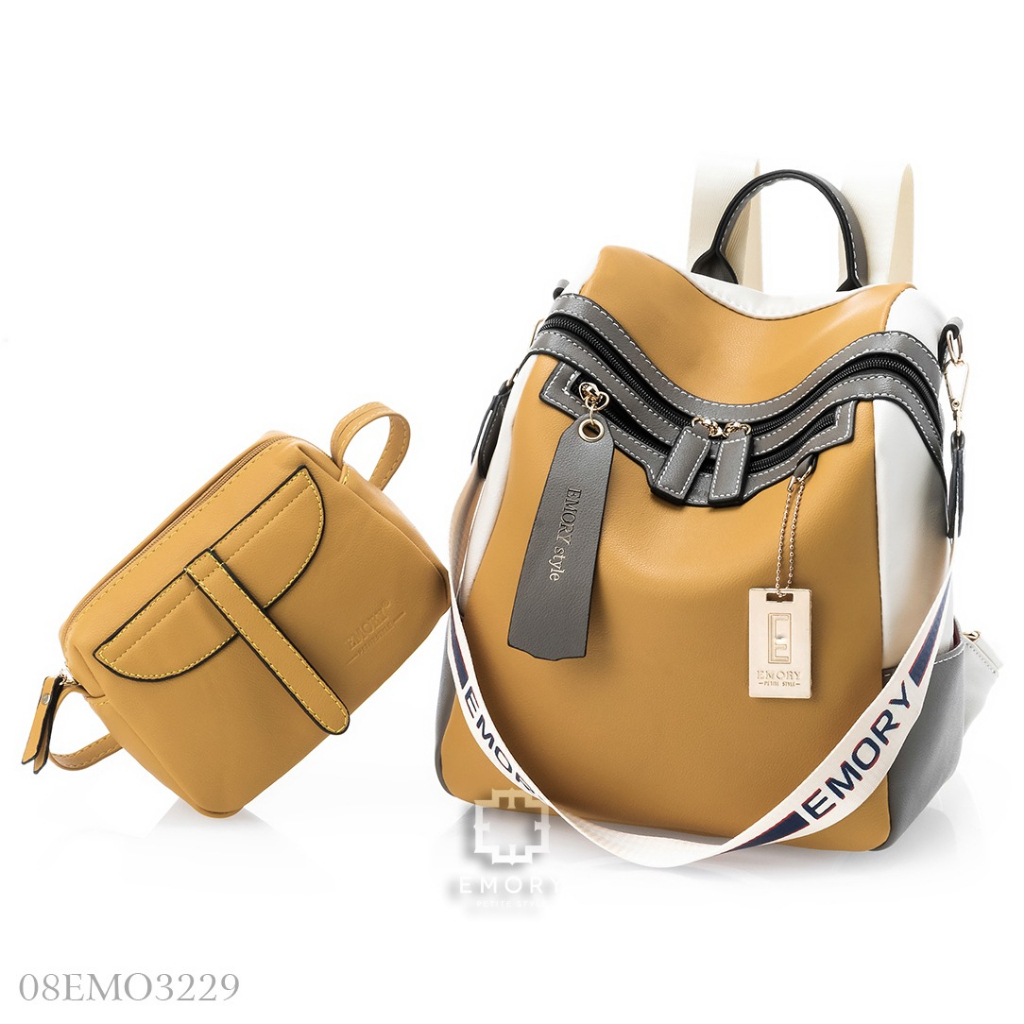 TAS RANSEL WANITA EMORYSTYLE       Berlyana  08EMO 3229 2in1 MB