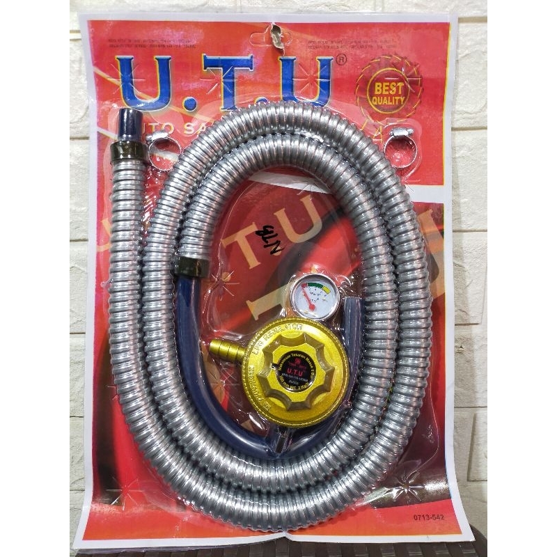 Selang Regulator Gas UTU 5532 / Selang Regulator Set / Selang Gas + Kepala Regulator UTU / Selang Ga