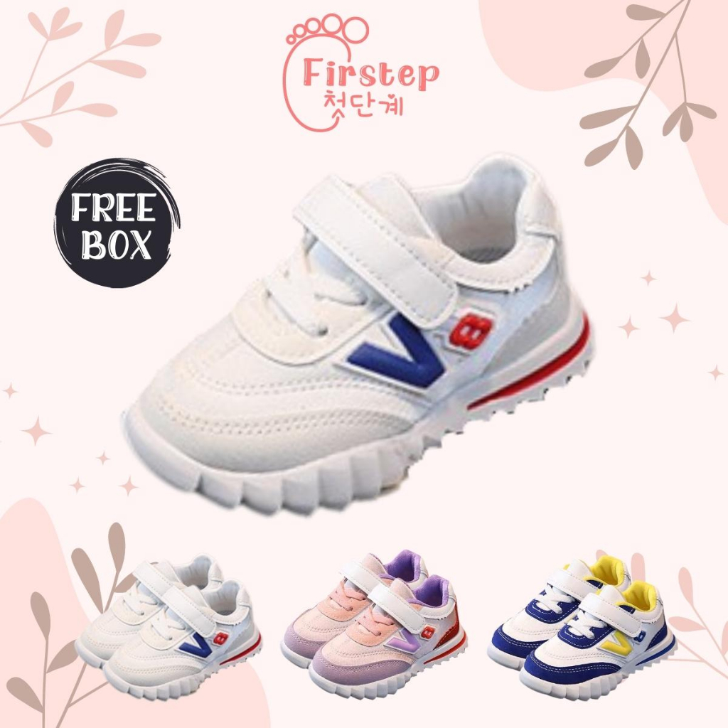 Sepatu Anak Perempuan Dan Laki Laki Import Sneaker Anak Usia 1-5 Tahun FS160