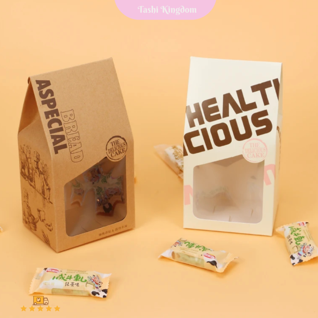 

kotak kado craft box roti kotak kue cookies Paper box roti Handmade Kotak Permen Packing