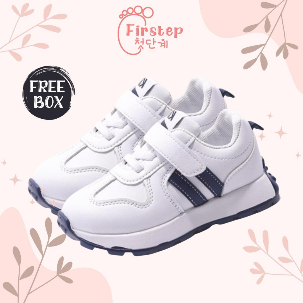 Firstep ❤️ Sepatu Anak Perempuan Sneakers Anak Sepatu Anak Laki Laki Import Premium Quality FS163