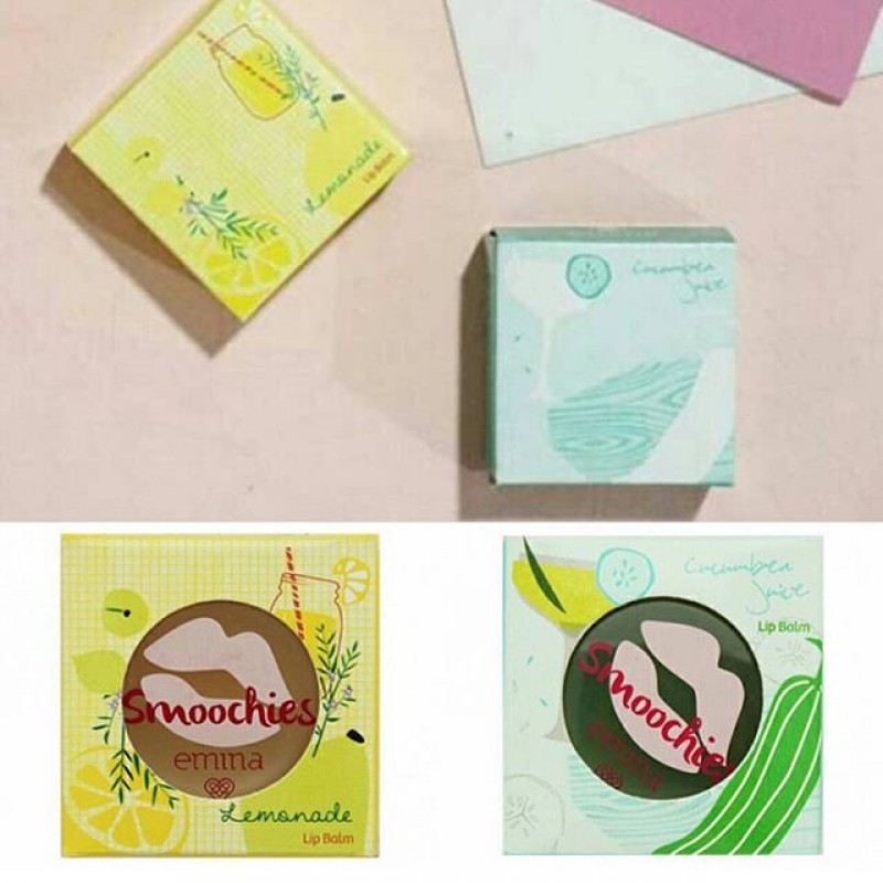 QEILA - Emina Smoochies Lip Balm | Pelembab Bibir | Netto 3,7 gr