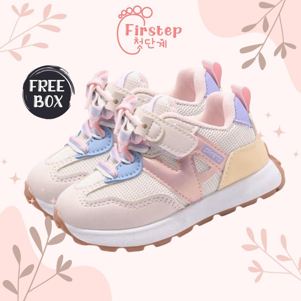 Sepatu Anak Perempuan Dan Laki Laki Import Sneaker Anak Usia 1-5 Tahun FS168