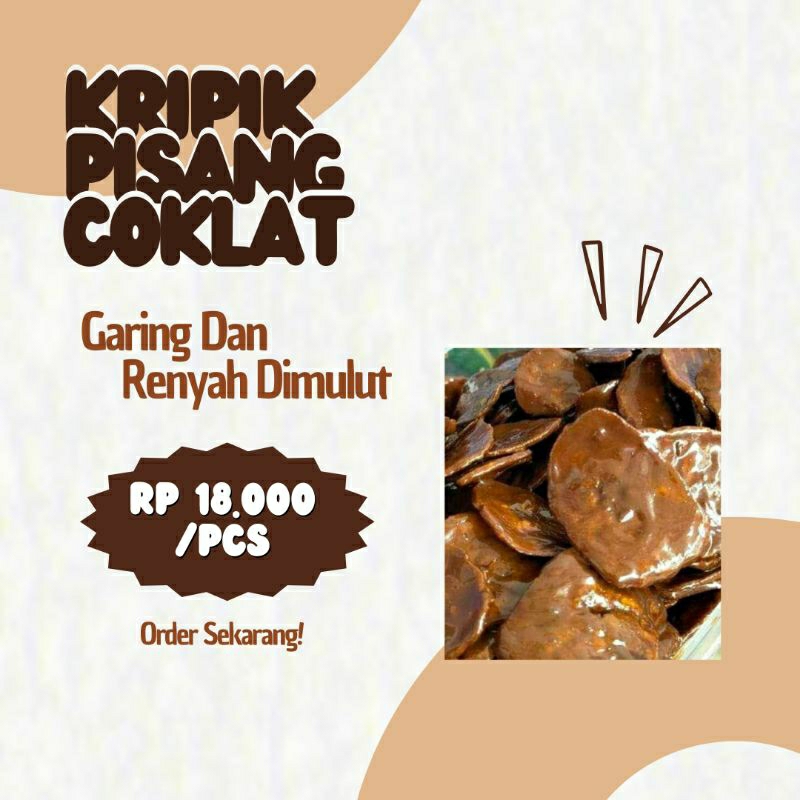 

Kripik Pisang Coklat Lumer