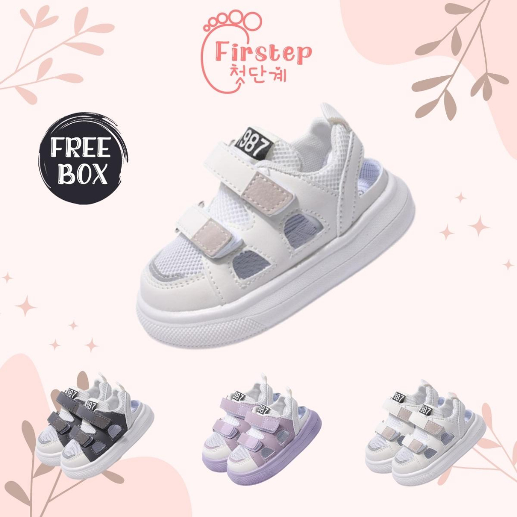 Firstep ❤️ Sepatu Sandal Anak Perempuan Sneakers Sandal Anak Sepatu Sandal  Anak Laki Laki Import Premium Quality FS171