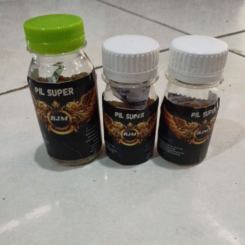 PIL SUPER RJM /JAMU MERPATI KOLONG PIL ALUS  PIL HERBAL BURUNG DARA MERPATI LOMBA TERBUKTI JUARA MOBIL