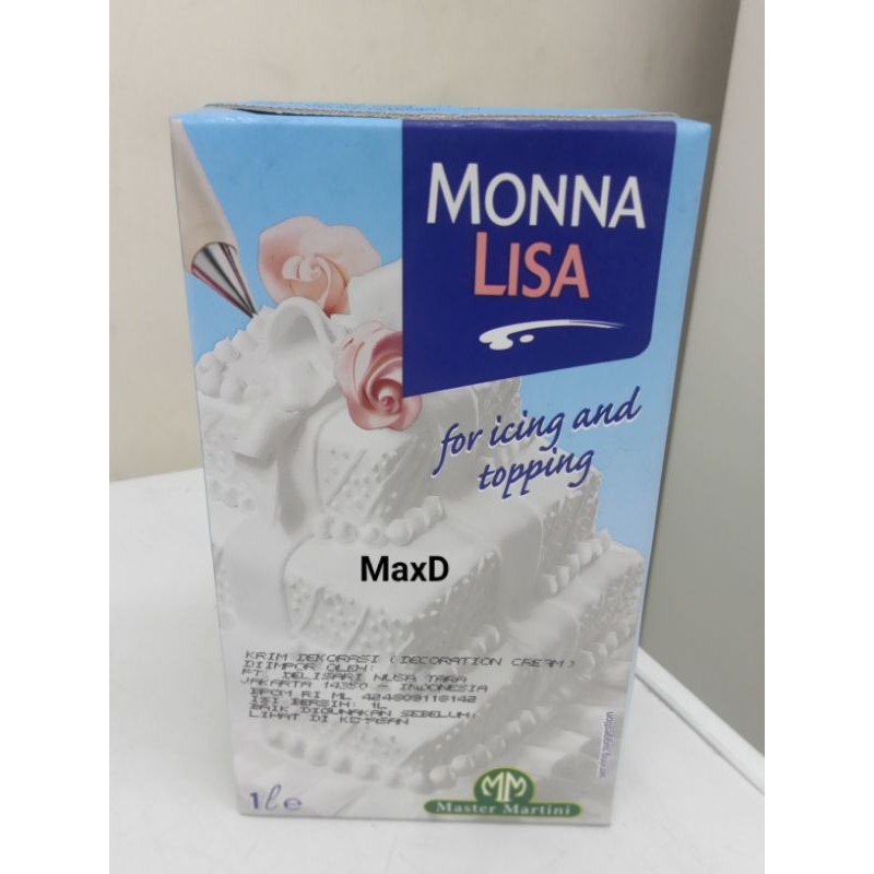 

Monnalisa/Monna Lisa Whipping Cream 1000 Ml