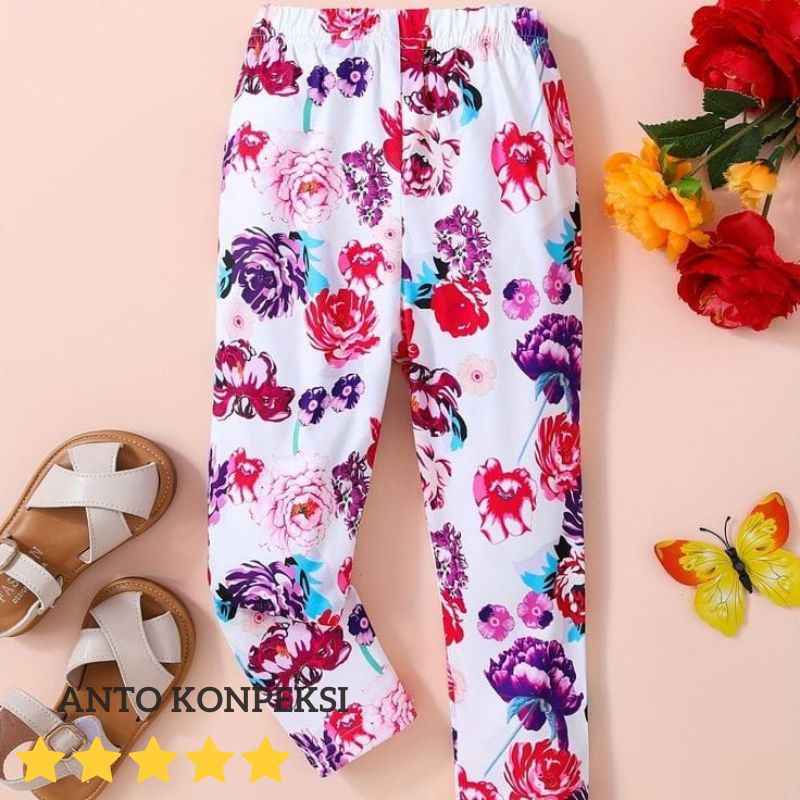 Grosir Legging Lejing Anak Perempuan Pilih Motip dan Polos usia 1,2,3,4,5,6,7,8,9,10,11,12,13 tahun