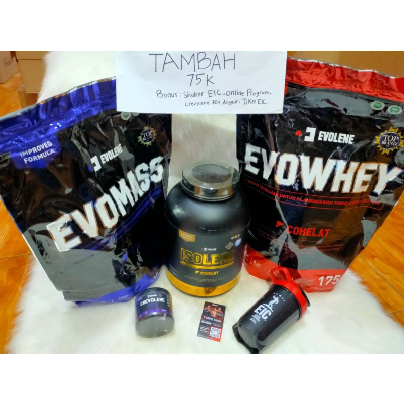 PROMO EVOLENE EIC Exclusive Paket Evomass 10Lbs 10 Lbs Evo Mass Gainer
