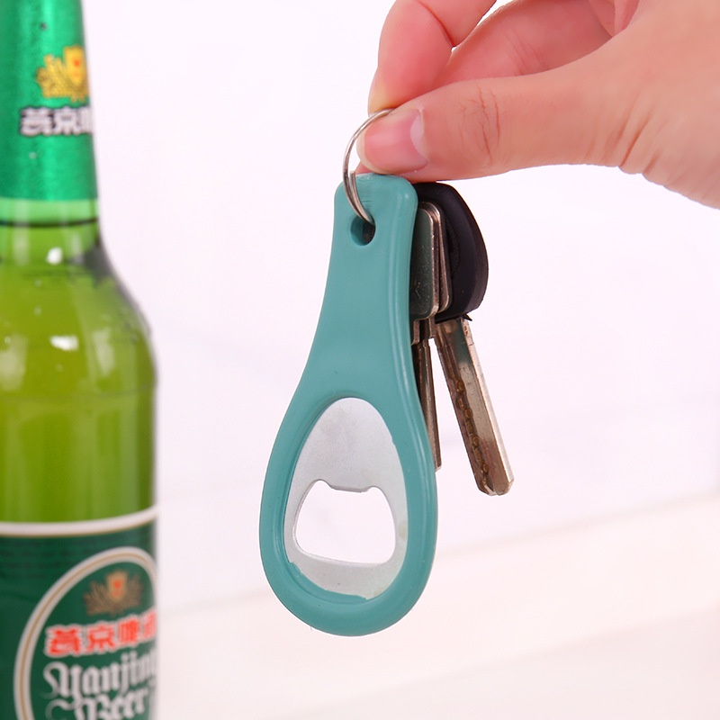 (clashop)Pembuka Botol Minuman Soda Kaleng Bottle Opener Gantungan Kunci Unik