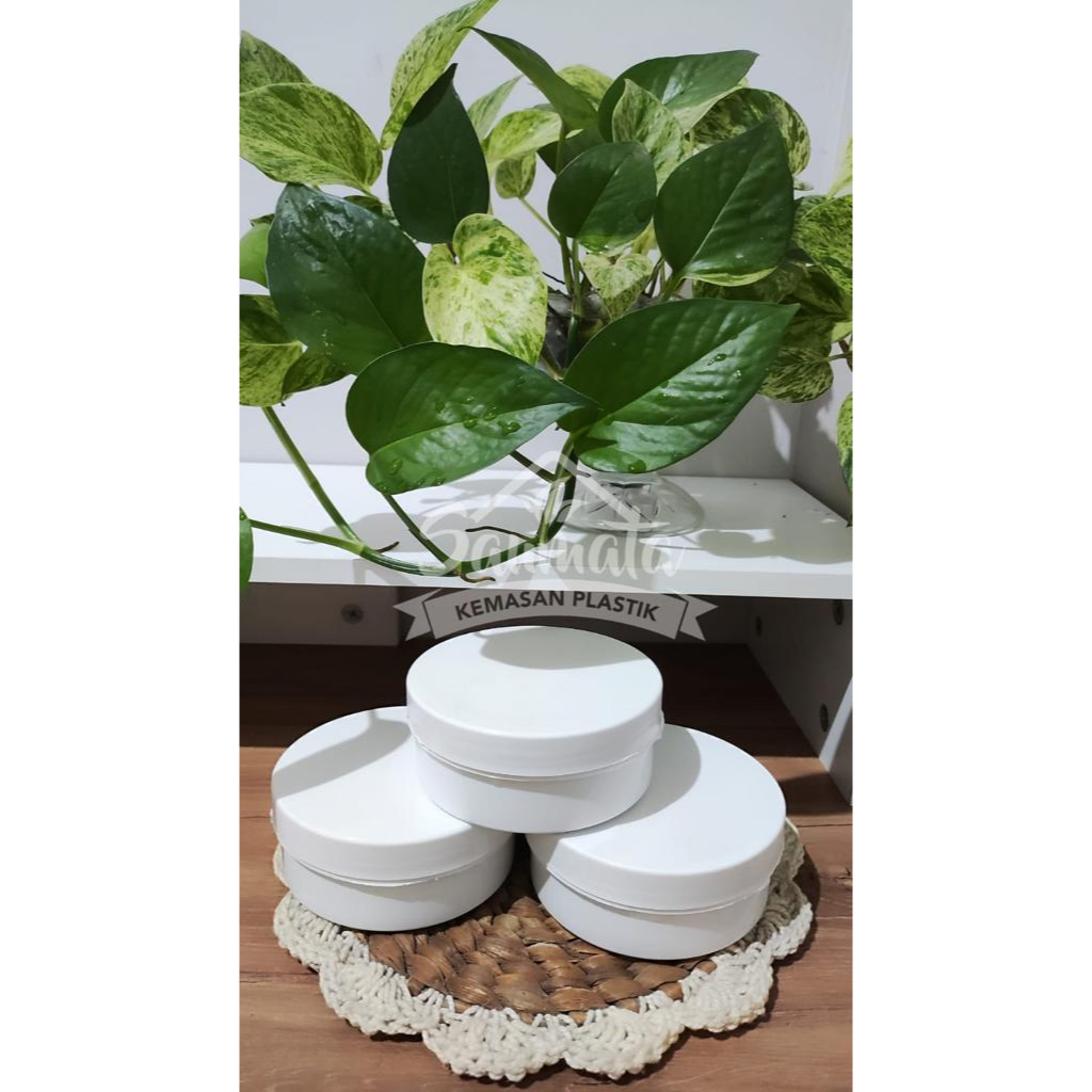 Pot lulur 250gram putih kertas
