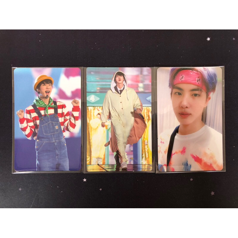 official BTS Jin 3rd 4th 5th muster tupai kore photocard