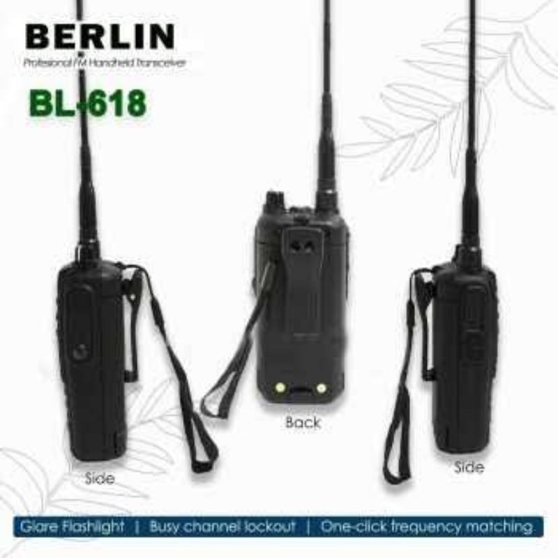 HT Berlin BL-618 Handy Talky Berlin BL-618 10 watt Dual band Waterproof