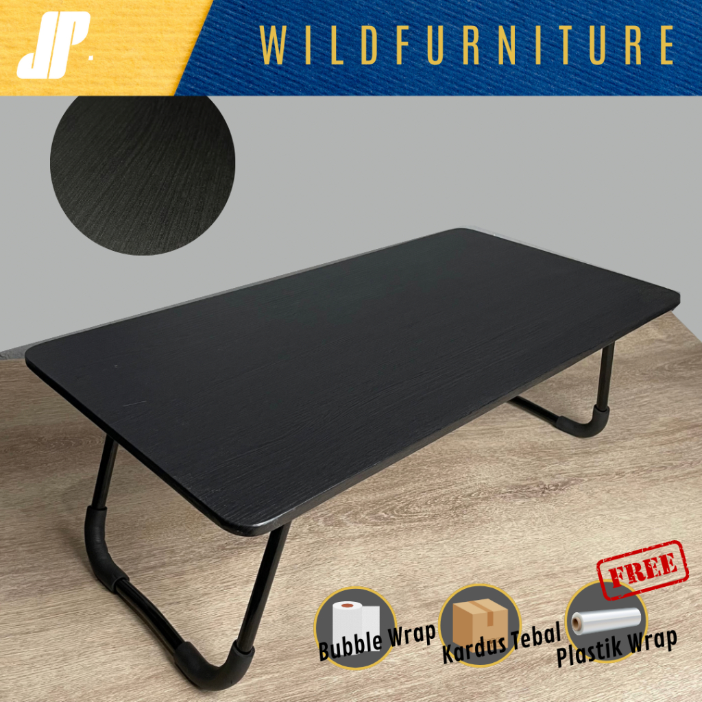 [WILDFURNITURE] MEJA LAPTOP BESAR LESEHAN LIPAT PORTABLE 80x40 60x40 / MEJA LIPAT LESEHAN PORTABLE S