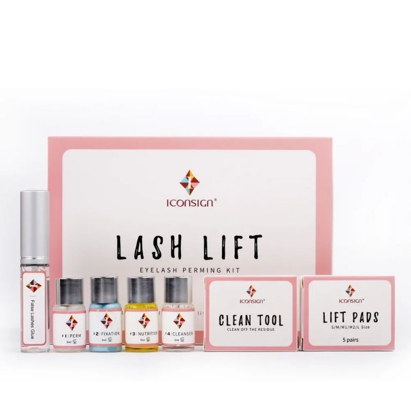 IC0N.  SIGN LASH LIFT Obat Pelentik Bulu Mata ORIGINAL Perm Fixation Nutrition Cleanser BEST SELLER Lash Lift KIT PAKET USAHA Pemula FIRST HAND Keriting Lentik BULU MATA Paling Dicari