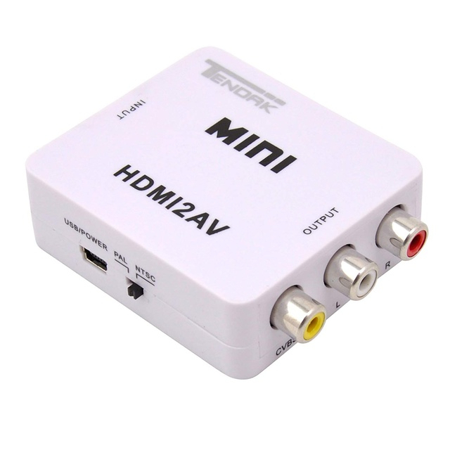 Converter HDMI to RCA AV Adapter