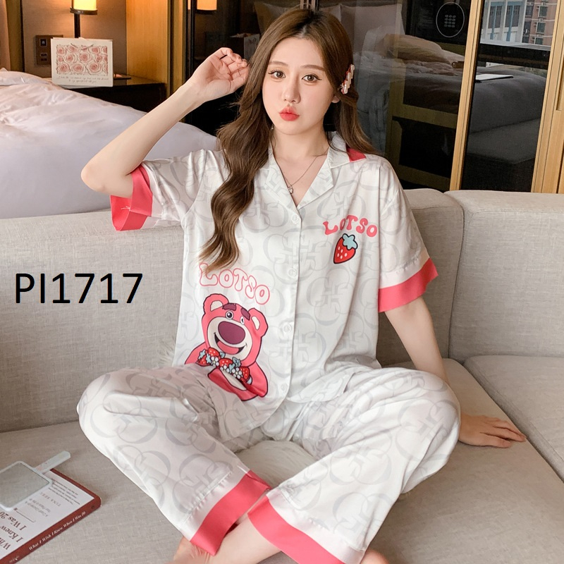 PIYAMA CP SUTRA WANITA PREMIUM PI1717