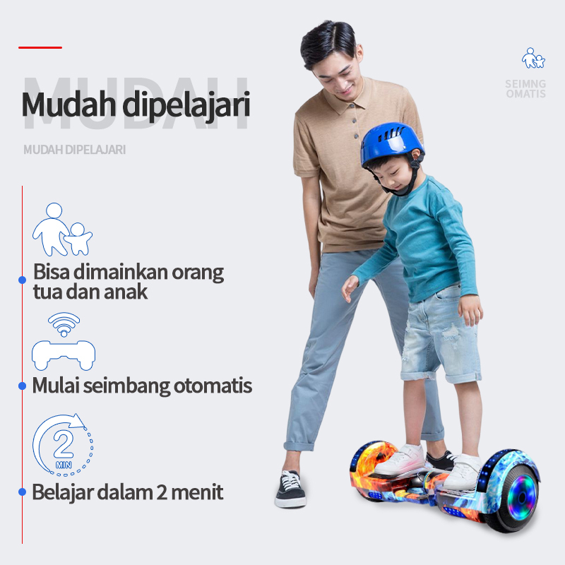 Terbaru Smart Balance Hover Board Hoverboard 7 Inch / segway / Smart Balance Wheel - GRATIS 6 set alat pelindung