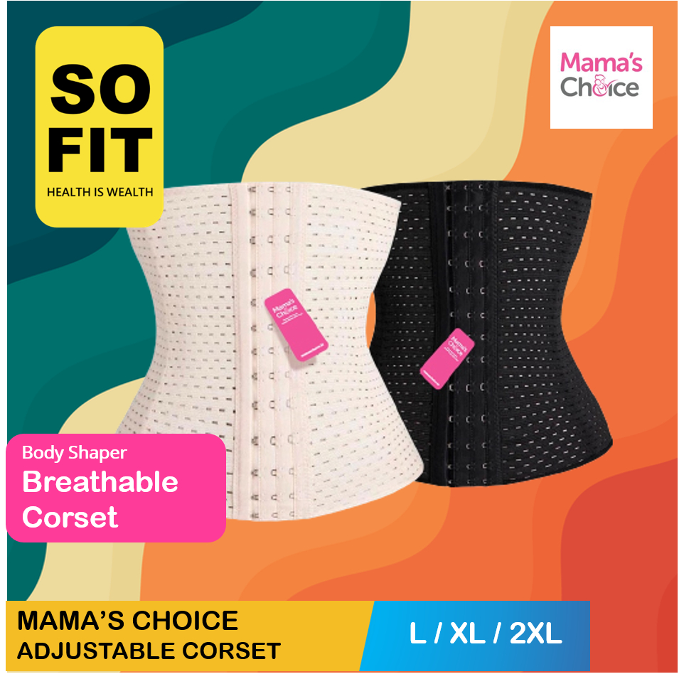 Mama's Choice Body Shaper Breathable Corset / Korset Pelangsing / Stagen Pasca Melahirkan