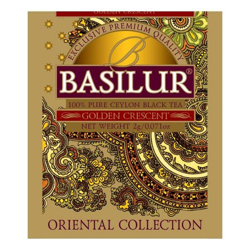 

Basilur Golden Crescent Oriental Collection Teh Hitam Premium Ceylon Sri Lanka per Sachet
