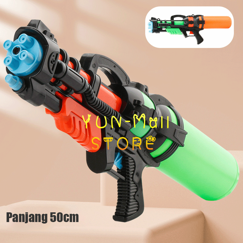 YUN Mall Mainan anak pistol air   mainan water gun pistol air /Pistol Air Mainan Anak Water Gun Tembak Tembakan Watergun Seru