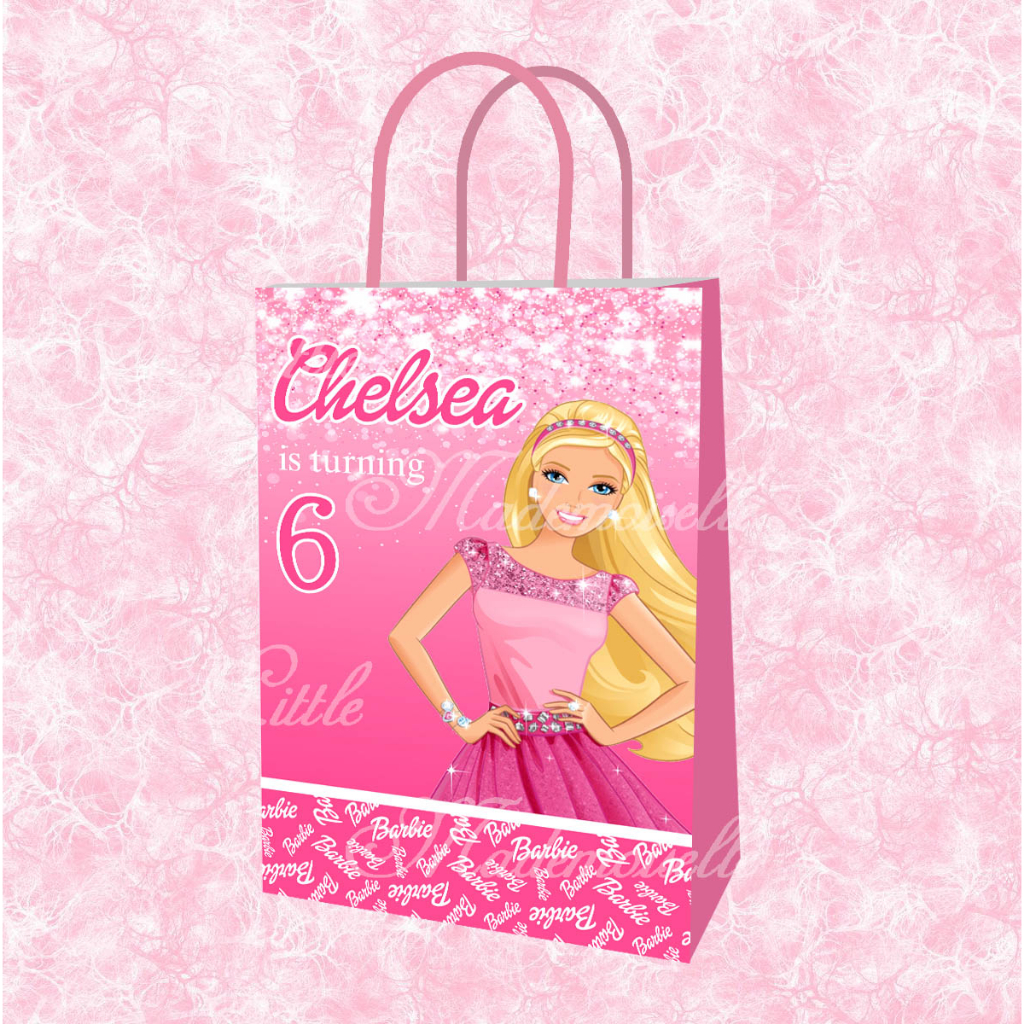 

Tas Ulang Tahun Anak / Goodie Bag Anak / Paper Bag Barbie