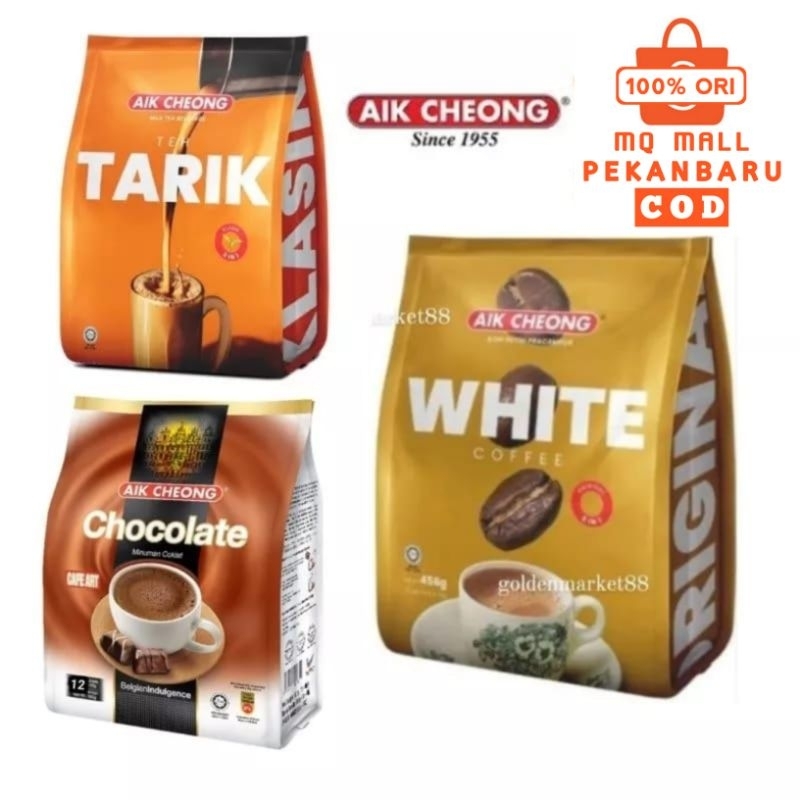 

AIK CHEONG WHITE COFFEE - CHOCOLATE COFFEE - TEH TARIK - Product Of Malaysia