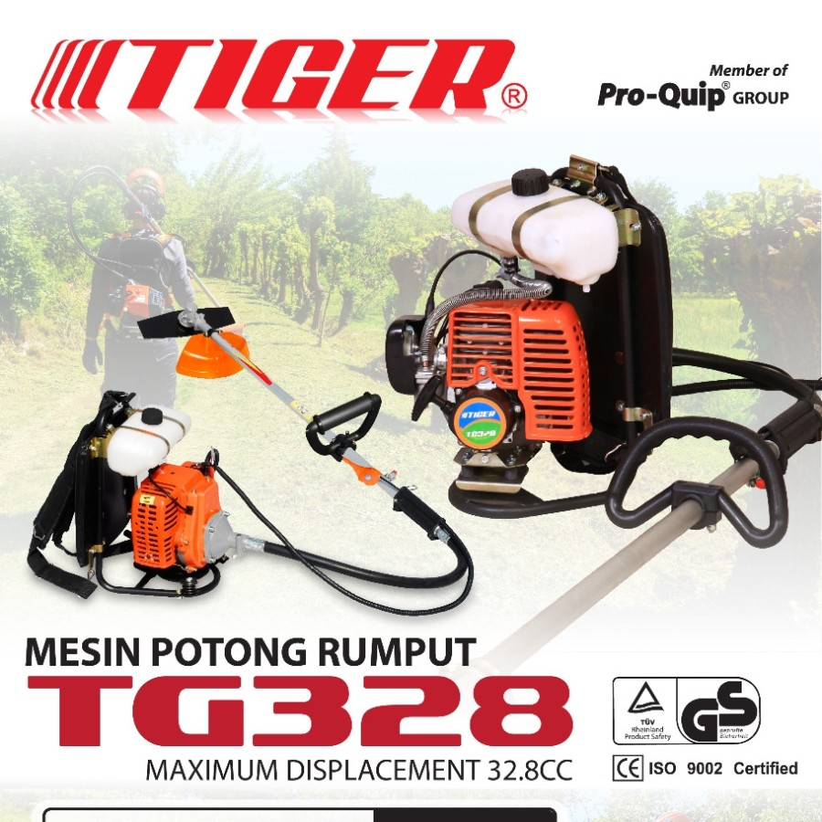 Mesin Potong Rumput Tiger TG328 (2Tak)