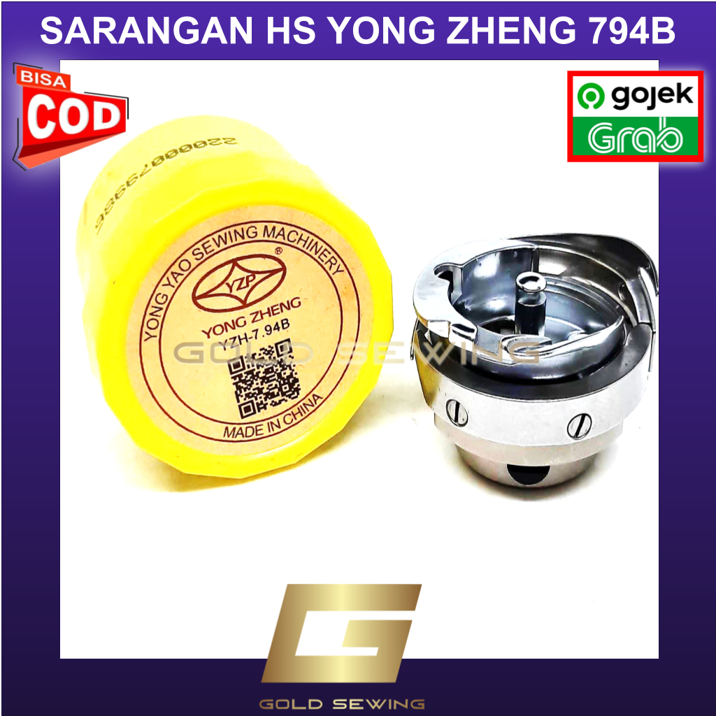 RAKSA Sarangan YZH 7.94B YONGZHENG Tipis Rotary Mesin Jahit Highspeed - GOLD