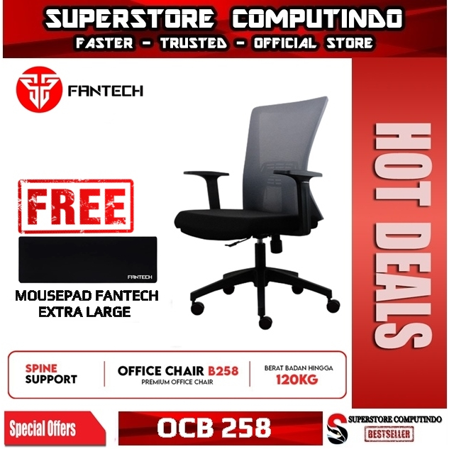 Fantech Kursi Kerja Kantor OCB258 / OC-B258 Premium Office Chair