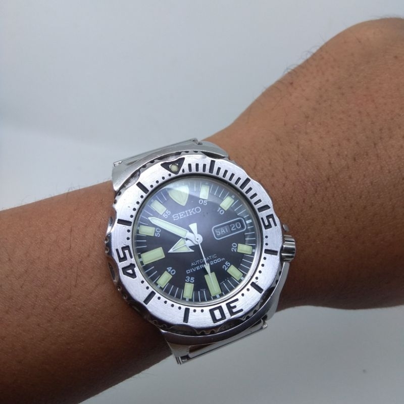 Jam tangan pria original Seiko monster gen 1