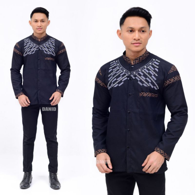 Baju Koko Pria syubbanul muslimin koko tradisional azzahir baju koko Batik Terlaris