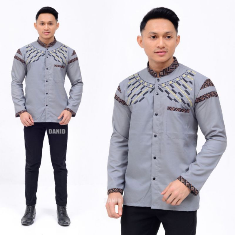 Baju Koko Pria syubbanul muslimin koko tradisional azzahir baju koko Batik Terlaris