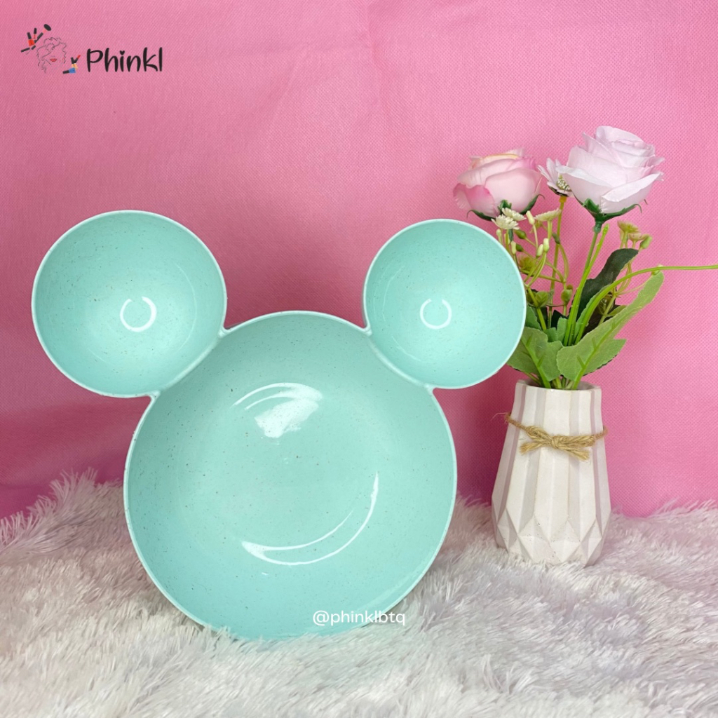 `ღ´ PHINKL `ღ´ Mangkok Makan Micky mouse lucu untuk anak dewasa mangkuk peralatan rumah tangga